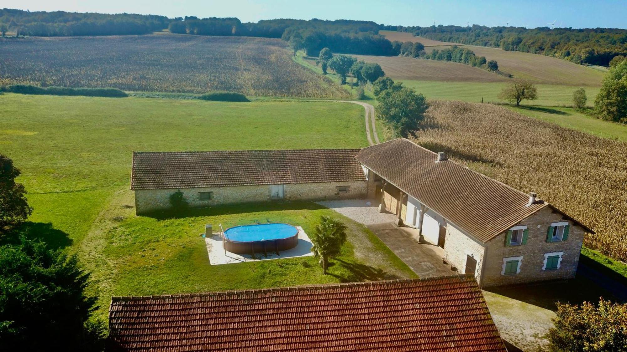 The Charming Private Farmhouse At La Grenouillere Puyreaux Exteriér fotografie